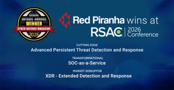 Graphic with text Red Piranha wins at RSAC 2026 Conference