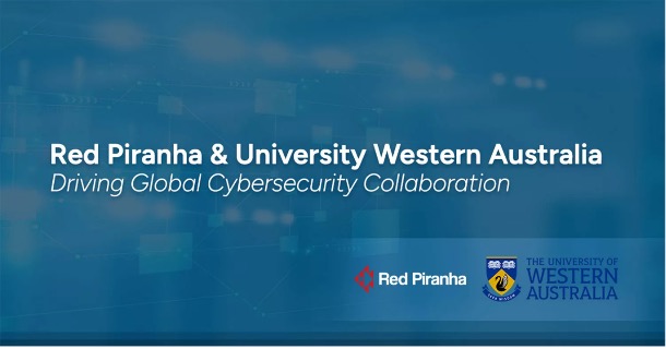 Red Piranha and UWA cybersecurity collaboration signing